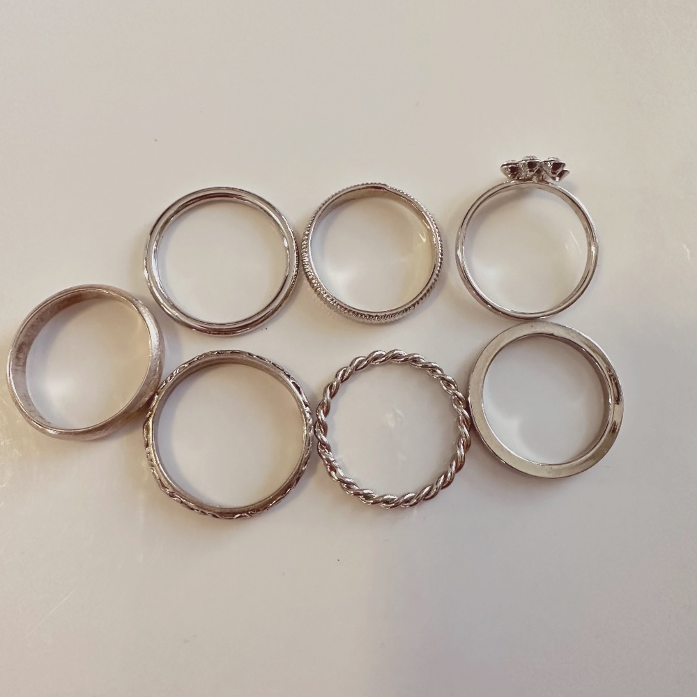 5 for $25 sale!!  Blooming ring set